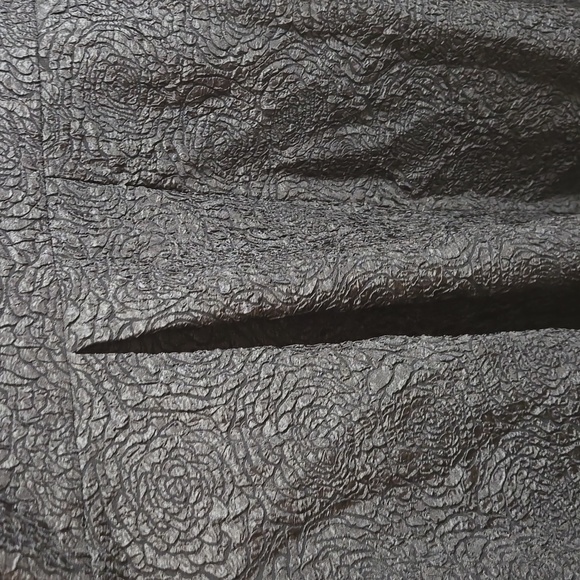 NWT Bloomchic spaghetti strap black dress with embossed flowers. Women's US 20 - Picture 5 of 6